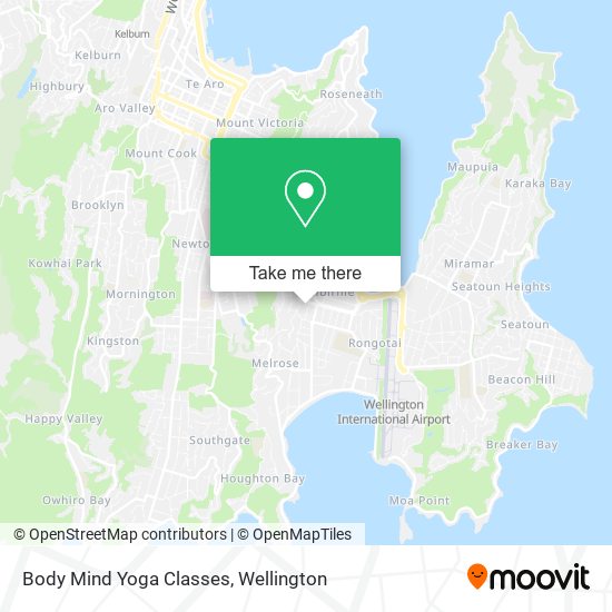 Body Mind Yoga Classes map