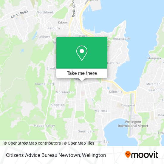 Citizens Advice Bureau Newtown map