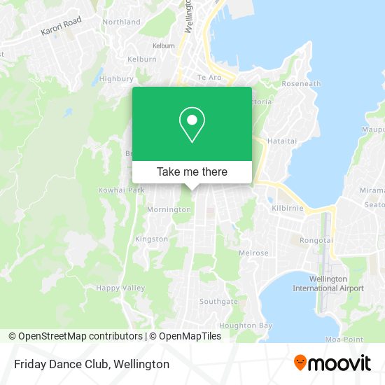 Friday Dance Club map