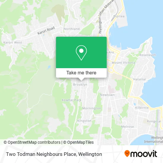 Two Todman Neighbours Place map