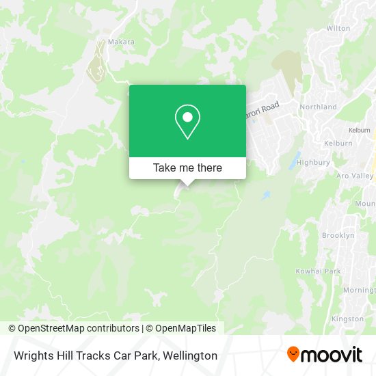 Wrights Hill Tracks Car Park map