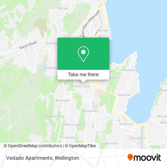 Vedado Apartments map