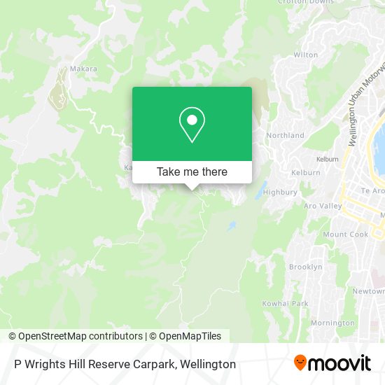 P Wrights Hill Reserve Carpark map