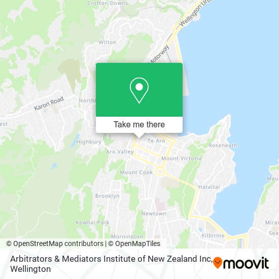 Arbitrators & Mediators Institute of New Zealand Inc map