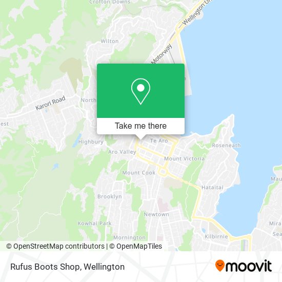 Rufus Boots Shop map