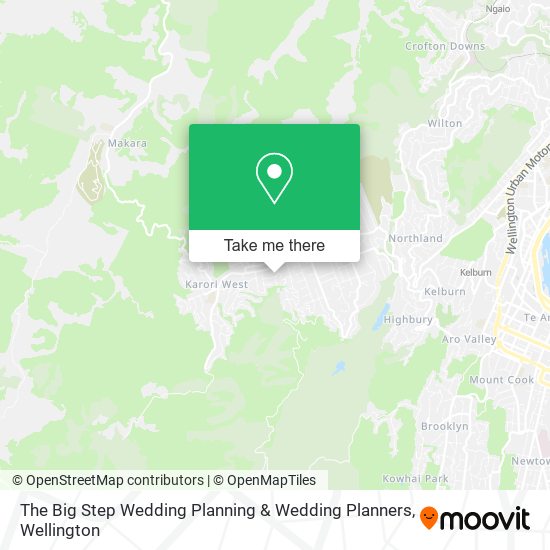 The Big Step Wedding Planning & Wedding Planners map