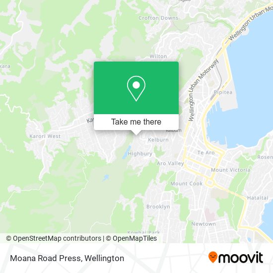 Moana Road Press map