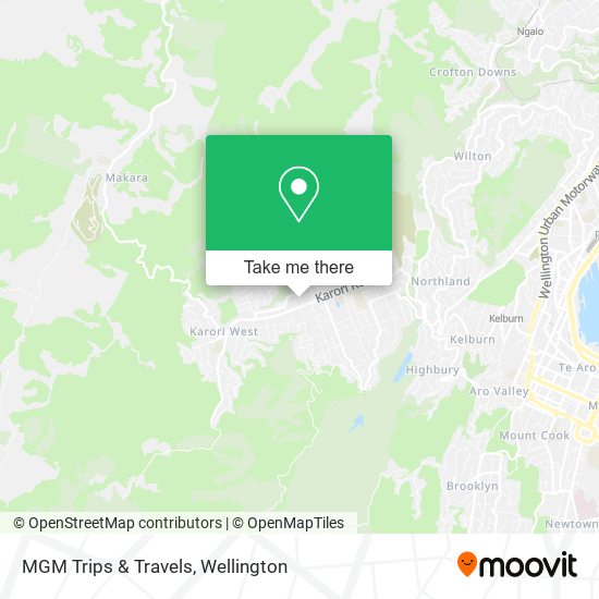 MGM Trips & Travels map