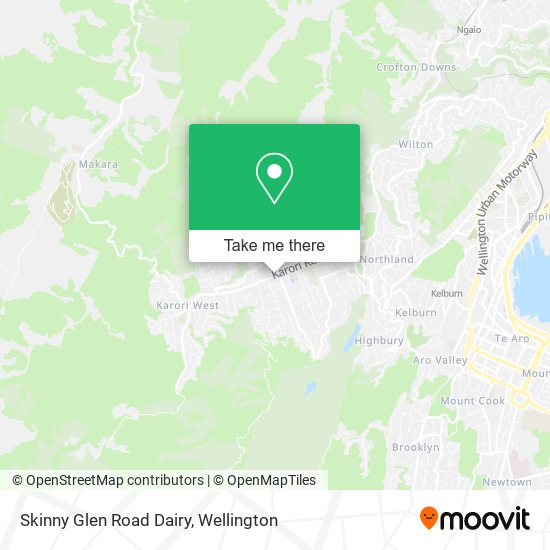 Skinny Glen Road Dairy map