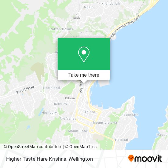 Higher Taste Hare Krishna map