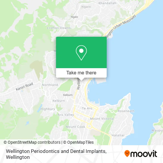 Wellington Periodontics and Dental Implants map
