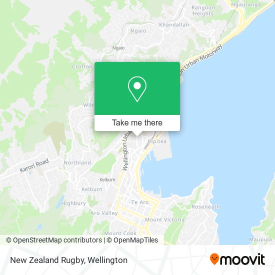 New Zealand Rugby map