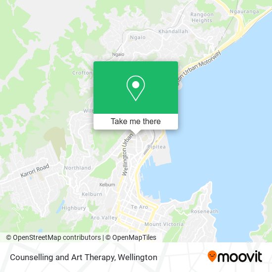 Counselling and Art Therapy map
