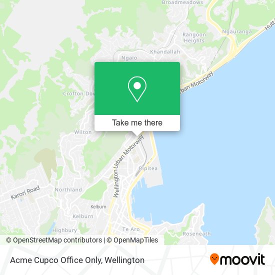 Acme Cupco Office Only map