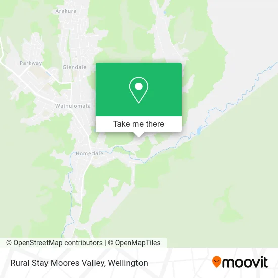 Rural Stay Moores Valley map