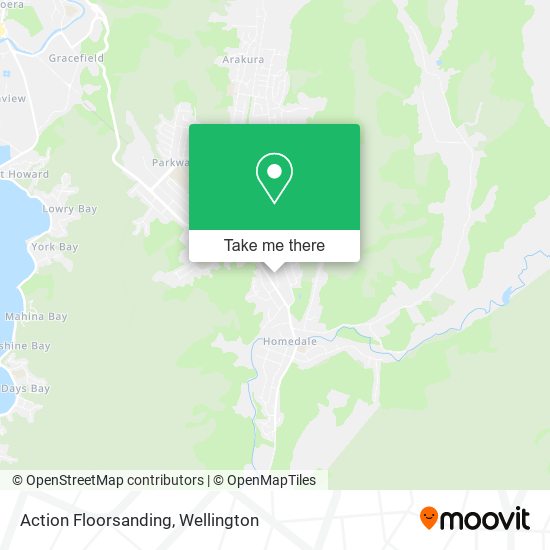 Action Floorsanding map