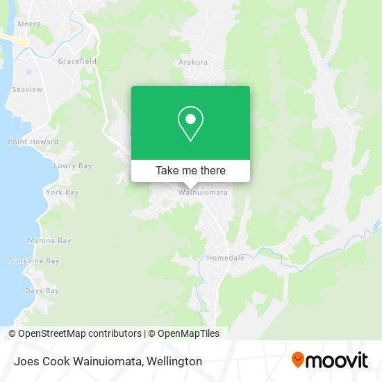 Joes Cook Wainuiomata地图