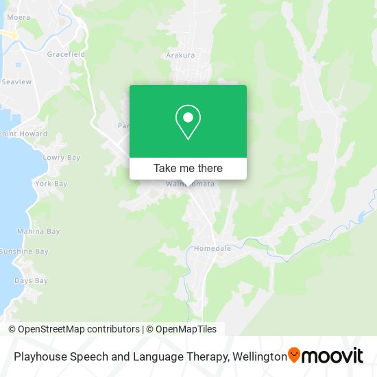 Playhouse Speech and Language Therapy map