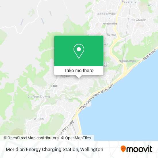 Meridian Energy Charging Station map