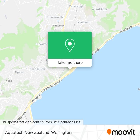 Aquatech New Zealand map