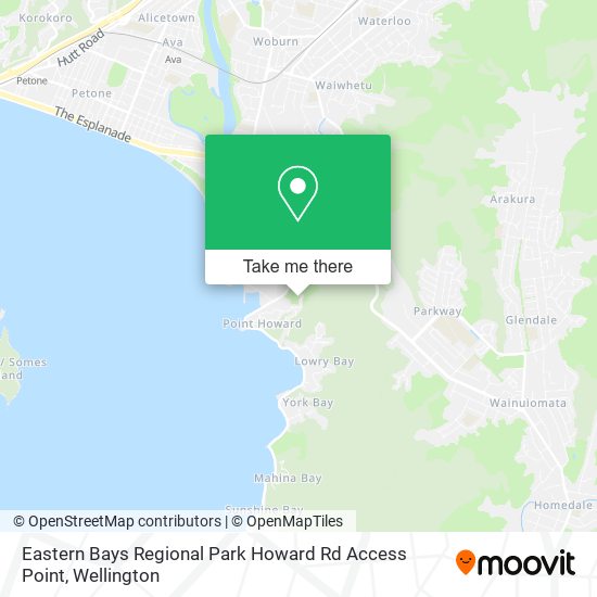 Eastern Bays Regional Park Howard Rd Access Point地图