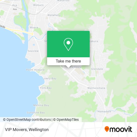 VIP Movers map