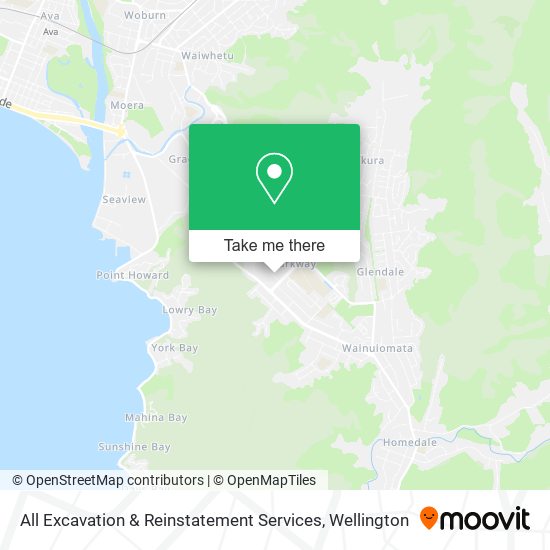 All Excavation & Reinstatement Services map