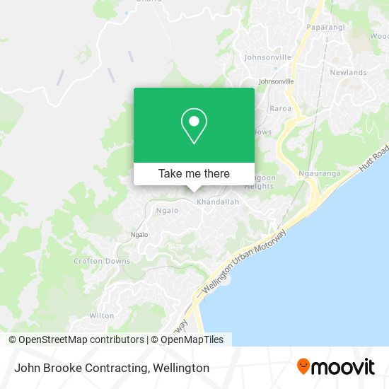 John Brooke Contracting map