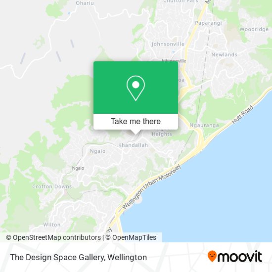 The Design Space Gallery map