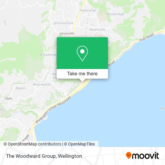 The Woodward Group map