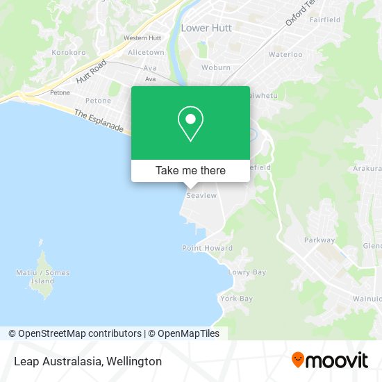 Leap Australasia map