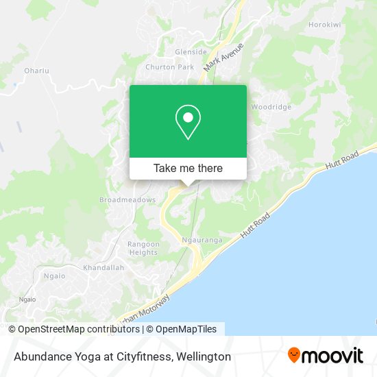 Abundance Yoga at Cityfitness map