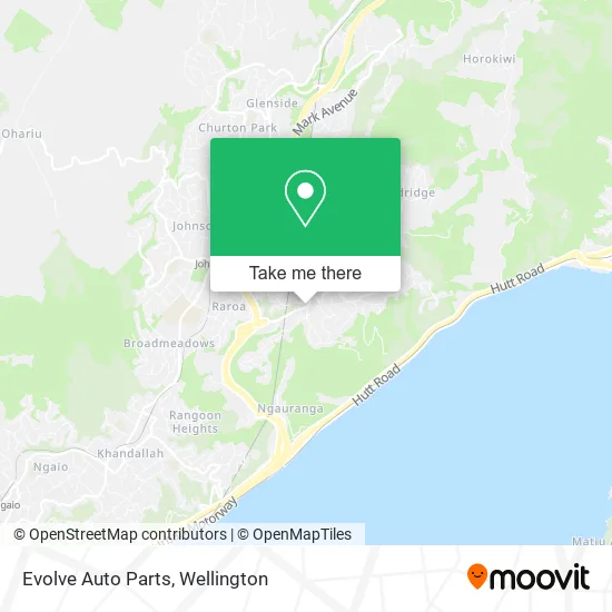 Evolve Auto Parts map