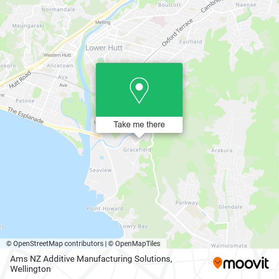 Ams NZ Additive Manufacturing Solutions map