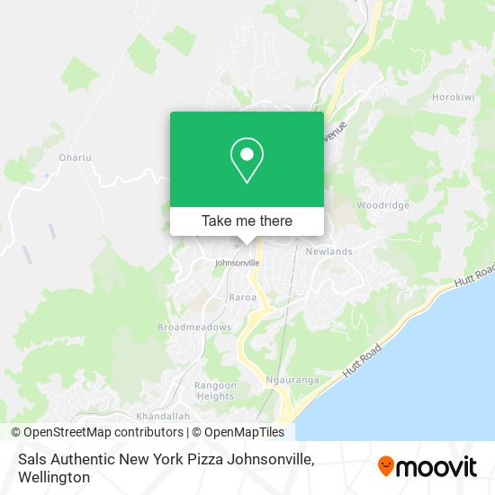 Sals Authentic New York Pizza Johnsonville map
