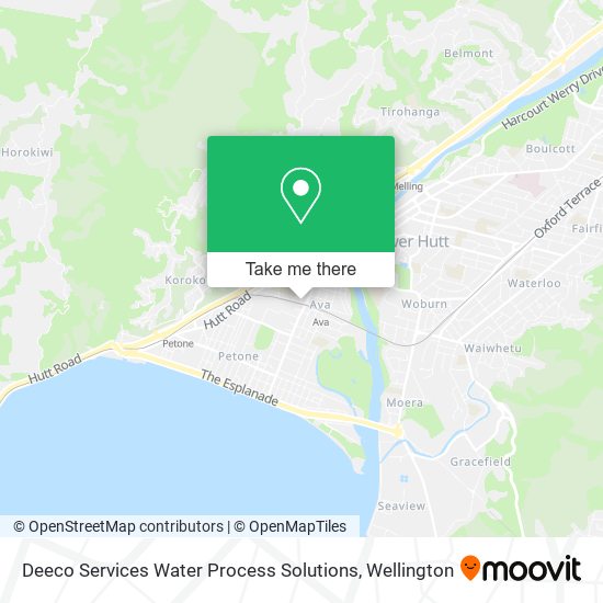 Deeco Services Water Process Solutions map