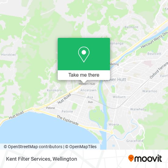 Kent Filter Services map