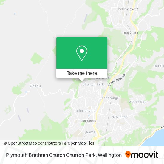Plymouth Brethren Church Churton Park地图