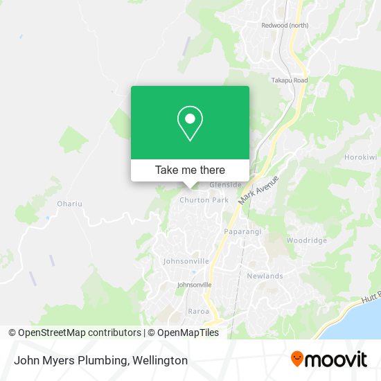 John Myers Plumbing map