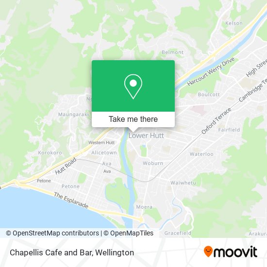 Chapellis Cafe and Bar map
