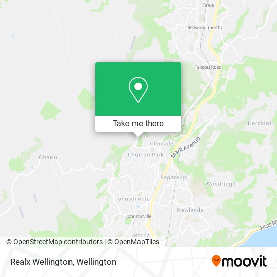 Realx Wellington map