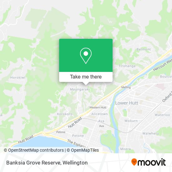 Banksia Grove Reserve map