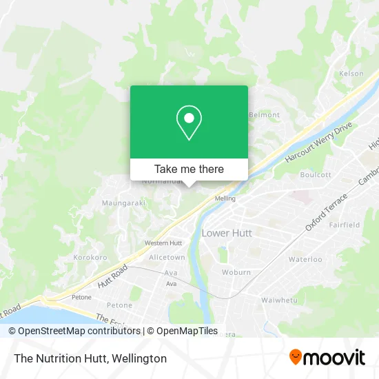The Nutrition Hutt map