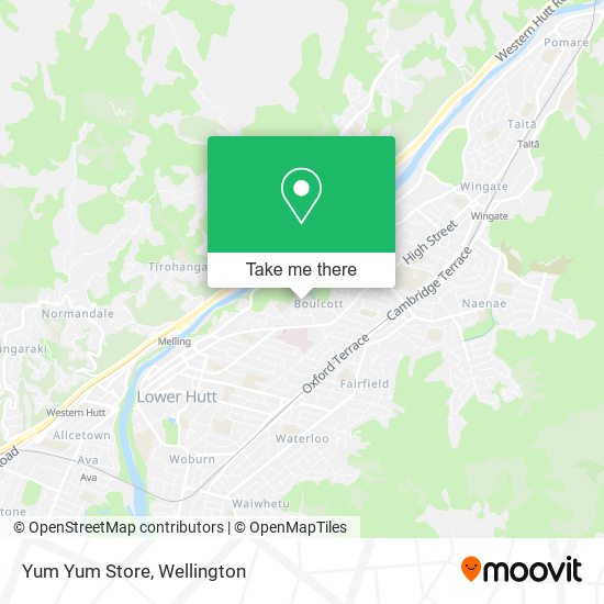 Yum Yum Store map