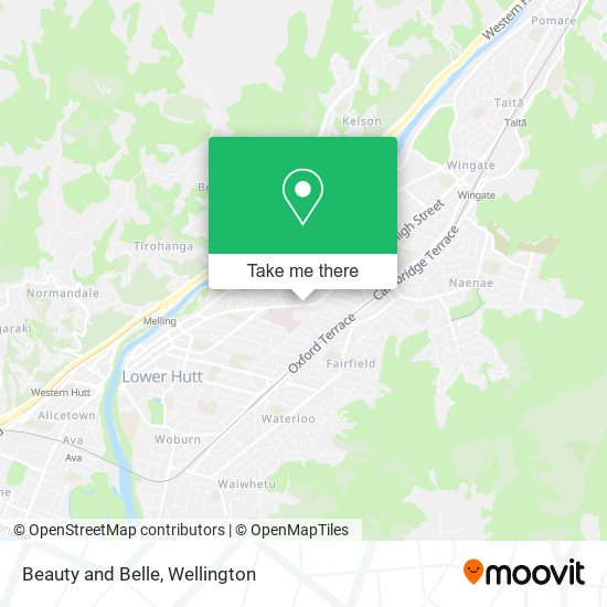 Beauty and Belle map