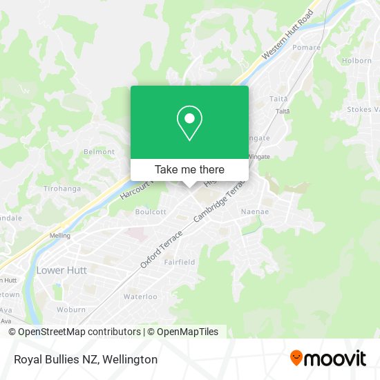 Royal Bullies NZ map