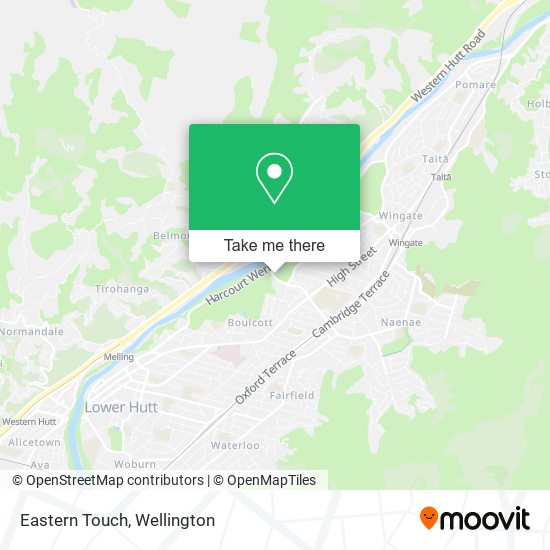 Eastern Touch map