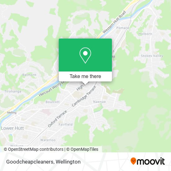 Goodcheapcleaners map