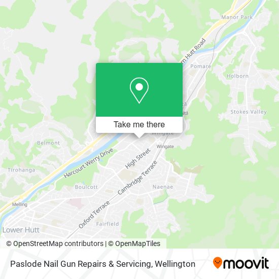 Paslode Nail Gun Repairs & Servicing map