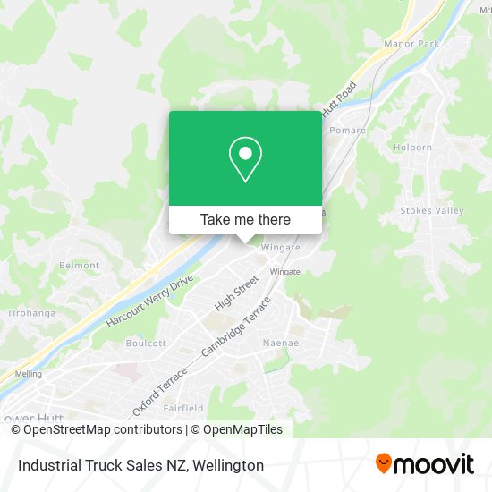 Industrial Truck Sales NZ map